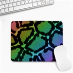 Cool Rainbow Leopard Print Design Small Mousepad