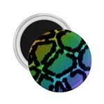 Cool Rainbow Leopard Print Design 2.25  Magnet