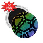 Cool Rainbow Leopard Print Design 2.25  Magnet (100 pack) 