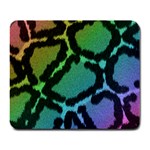 Cool Rainbow Leopard Print Design Large Mousepad