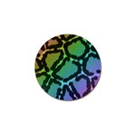 Cool Rainbow Leopard Print Design Golf Ball Marker