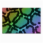 Cool Rainbow Leopard Print Design Postcard 4 x 6  (Pkg of 10)