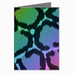Cool Rainbow Leopard Print Design Greeting Card