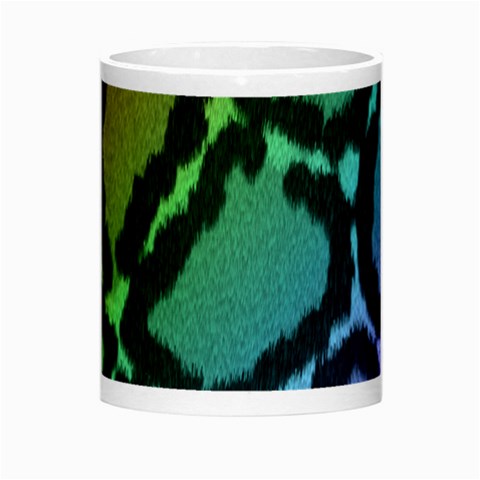 Cool Rainbow Leopard Print Design Morph Mug from ArtsNow.com Center