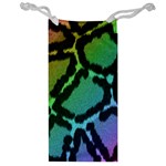 Cool Rainbow Leopard Print Design Jewelry Bag