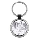 Bleeding Angel 1  Key Chain (Round)