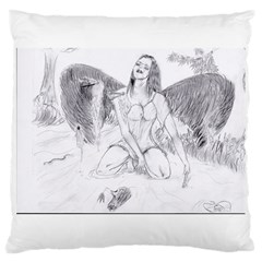 Bleeding Angel 1  Large Cushion Case (Two Sided)  from ArtsNow.com Front