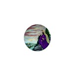 Jesus Overlooking Jerusalem - Ave Hurley of ArtRevu - 1  Mini Button