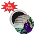 Jesus Overlooking Jerusalem - Ave Hurley of ArtRevu - 1.75  Magnet (10 pack) 