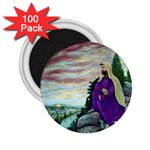 Jesus Overlooking Jerusalem - Ave Hurley of ArtRevu - 2.25  Magnet (100 pack) 