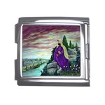 Jesus Overlooking Jerusalem - Ave Hurley of ArtRevu - Mega Link Italian Charm (18mm)