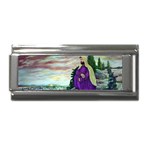 Jesus Overlooking Jerusalem - Ave Hurley of ArtRevu - Superlink Italian Charm (9mm)