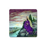 Jesus Overlooking Jerusalem - Ave Hurley of ArtRevu - Magnet (Square)