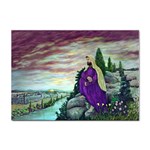 Jesus Overlooking Jerusalem - Ave Hurley of ArtRevu - Sticker A4 (100 pack)