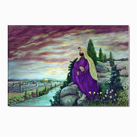 Jesus Overlooking Jerusalem Front