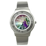 Jesus Overlooking Jerusalem - Ave Hurley of ArtRevu - Stainless Steel Watch