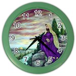 Jesus Overlooking Jerusalem-by AveHurley of ArtRevu Color Wall Clock