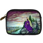 Jesus Overlooking Jerusalem-by AveHurley of ArtRevu - Digital Camera Leather Case