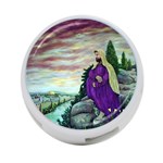 Jesus Overlooking Jerusalem-by AveHurley of ArtRevu - 4-Port USB Hub (Two Sides)