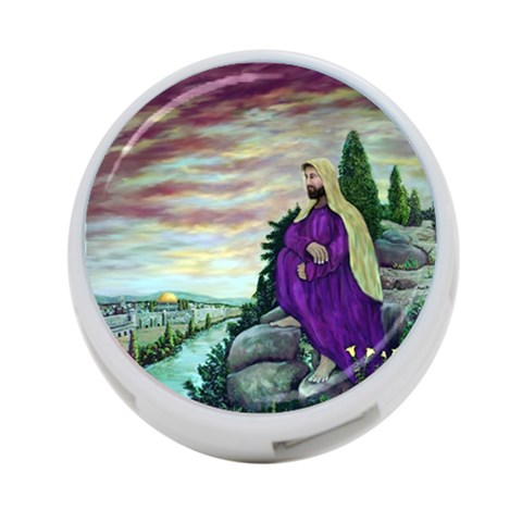 Jesus Overlooking Jerusalem Back
