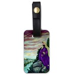 Jesus Overlooking Jerusalem-by AveHurley of ArtRevu Luggage Tag (one side)