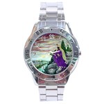 Jesus Overlooking Jerusalem - Ave Hurley of ArtRevu - Stainless Steel Analogue Watch