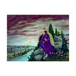 Jesus Overlooking Jerusalem - Ave Hurley of ArtRevu - 6  x 8  Desktop Photo Plaque 