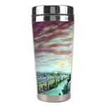 Jesus Overlooking Jerusalem-by AveHurley of ArtRevu - Stainless Steel Travel Tumbler