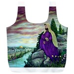 Jesus Overlooking Jerusalem - Ave Hurley of ArtRevu - Full Print Recycle Bag (XL)