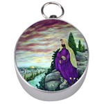 Jesus Overlooking Jerusalem - Ave Hurley of ArtRevu - Silver Compass