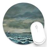Catalanos -AveHurley ArtRevu.com- Round Mousepad