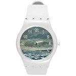 Catalanos -AveHurley ArtRevu.com- Round Plastic Sport Watch (M)