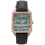 Catalanos -AveHurley ArtRevu.com- Rose Gold Leather Watch 