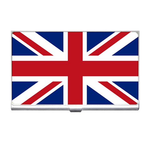 United Kingdom Flag Business Card Holder from ArtsNow.com Front