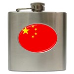 China Flag Hip Flask (6 oz)