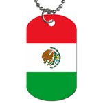 Mexico Flag Dog Tag (One Side)