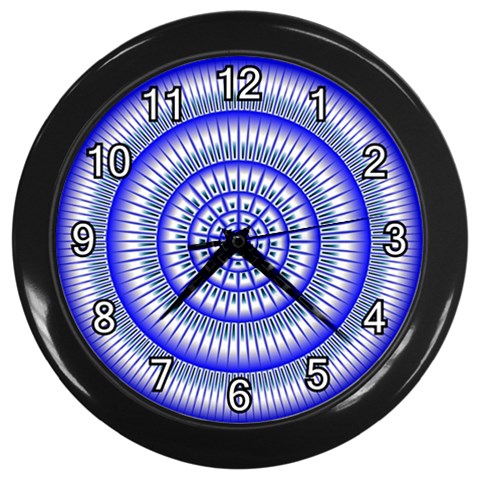 Mentalism Wall Clock (Black with 12 white digits) from ArtsNow.com Front