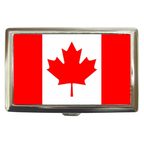 Canada Flag Cigarette Money Case from ArtsNow.com Front