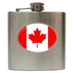 Canada Flag Hip Flask (6 oz)
