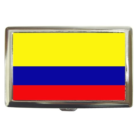Colombia Flag Cigarette Money Case from ArtsNow.com Front