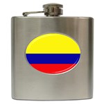 Colombia Flag Hip Flask (6 oz)
