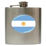 Argentina Flag Hip Flask (6 oz)