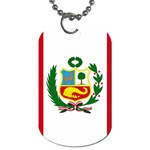 Peru Flag Dog Tag (One Side)