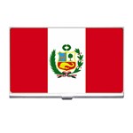 Peru Flag Business Card Holder
