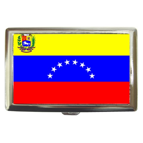 Venezuela Flag Cigarette Money Case from ArtsNow.com Front