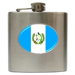Guatemala Flag Hip Flask (6 oz)