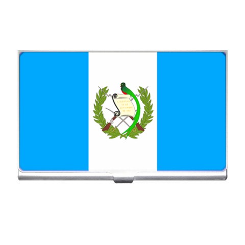 Guatemala Flag Business Card Holder from ArtsNow.com Front