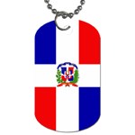 Dominican Republic Flag Dog Tag (One Side)