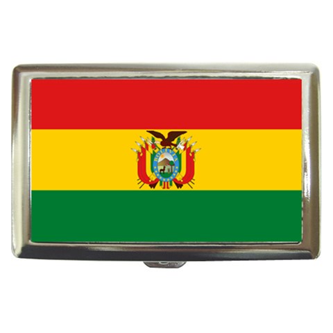 Bolivia Flag Cigarette Money Case from ArtsNow.com Front