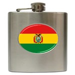 Bolivia Flag Hip Flask (6 oz)
